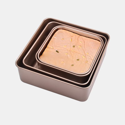 Square deep baking tray