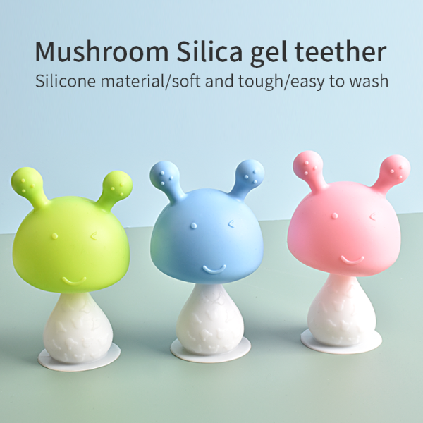 Mushroom Silica gel teether - Image 2