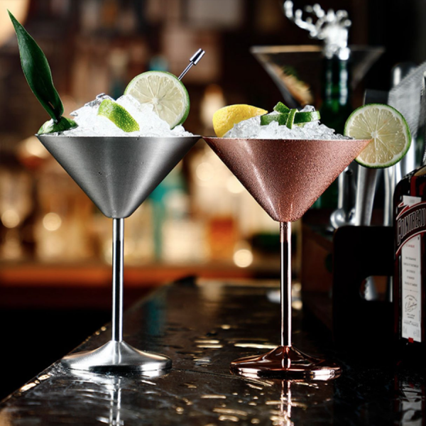 stainless steel Martini glasses - Image 4