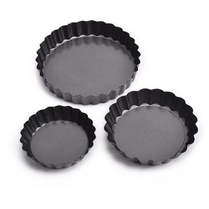 Round lace tart plate