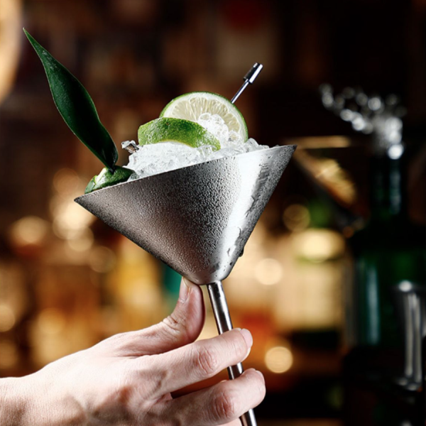stainless steel Martini glasses - Image 2