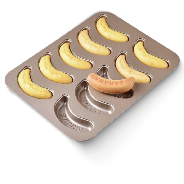 banana baking mold