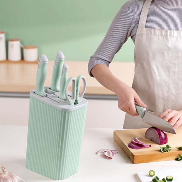 macaron green  knife set - Image 2