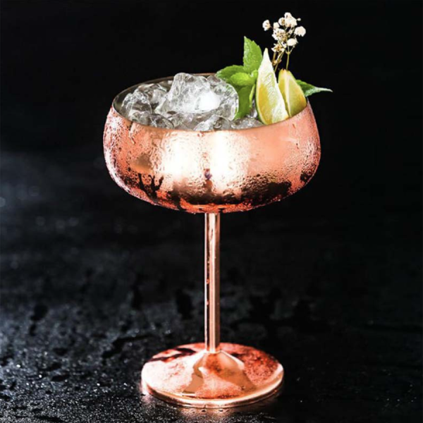 stainless steel stemmed glasses - Image 5