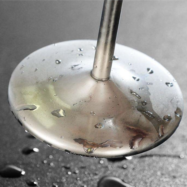 stainless steel stemmed glasses - Image 2
