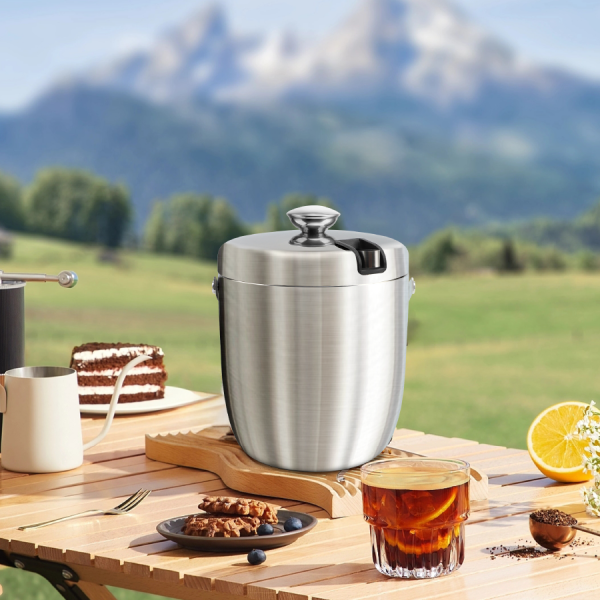 stainless steel ice bucket - Image 2