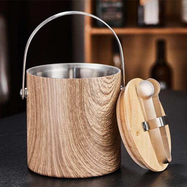 wooden ice bucket - Image 4