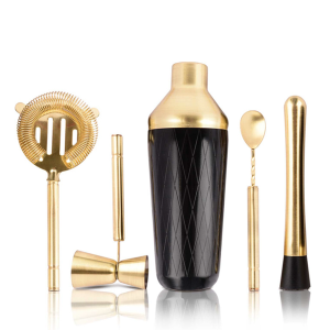 toned bartending tool set